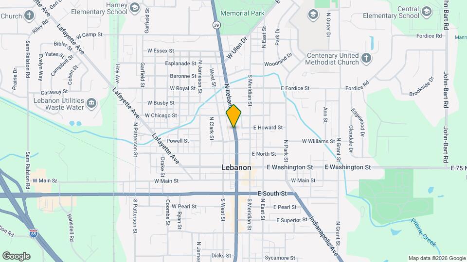 426.5 N Lebanon St Map and Location Details