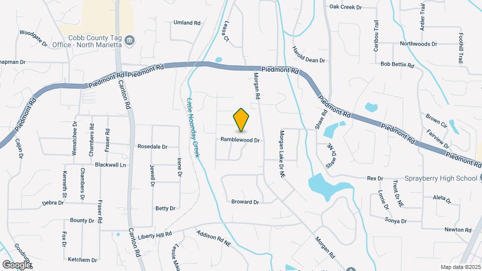 1129 Ramblewood Dr Mapa y Detalles de la Ubicación
