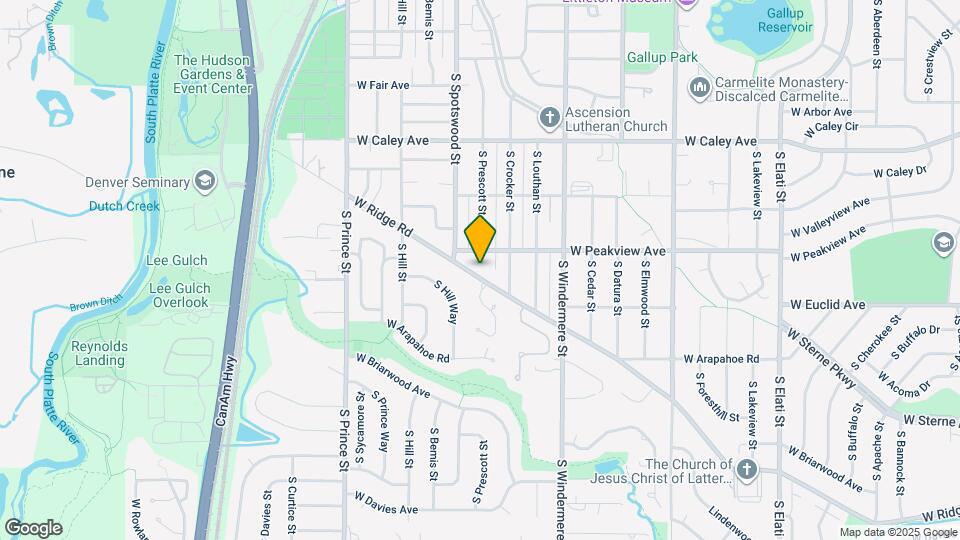 1901 W Ridge Rd Map and Location Details