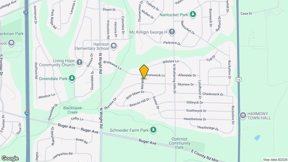 604 Margate Dr Map and Location Details