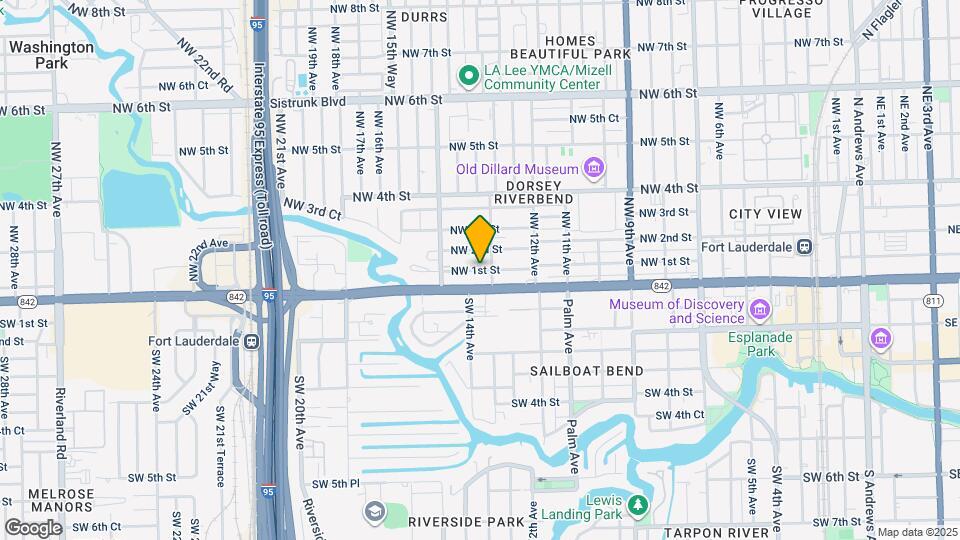 1421 NW 1st St Map and Location Details