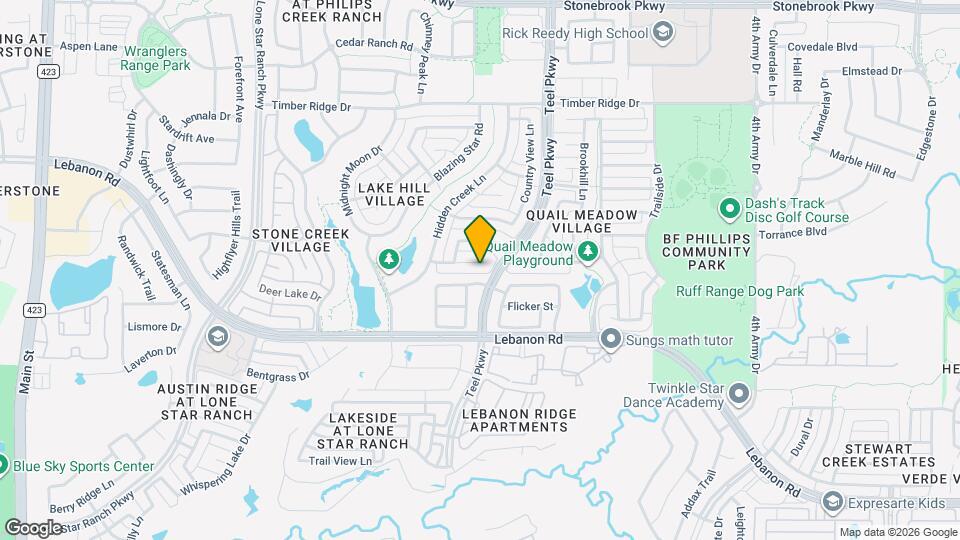 2151 Quail Meadow Ln Map and Location Details