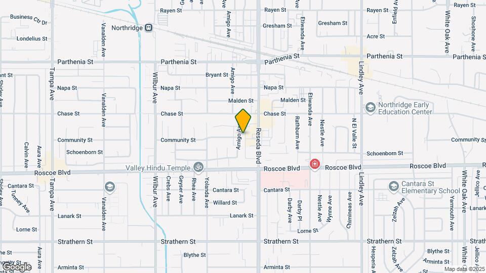 8400 Amigo Ave Map and Location Details