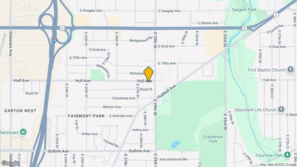 2813 Hull Ave Map and Location Details