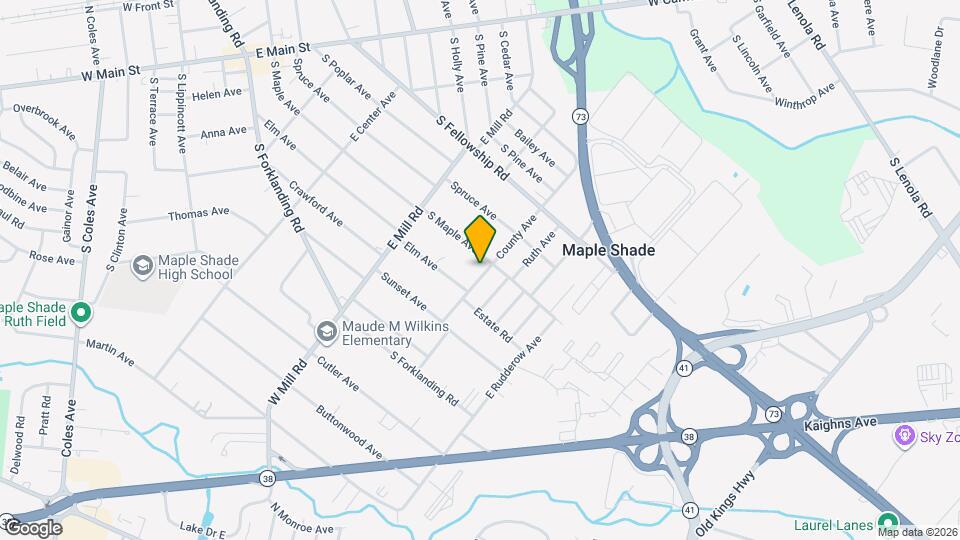 221 County Ave Mapa y Detalles de la Ubicación