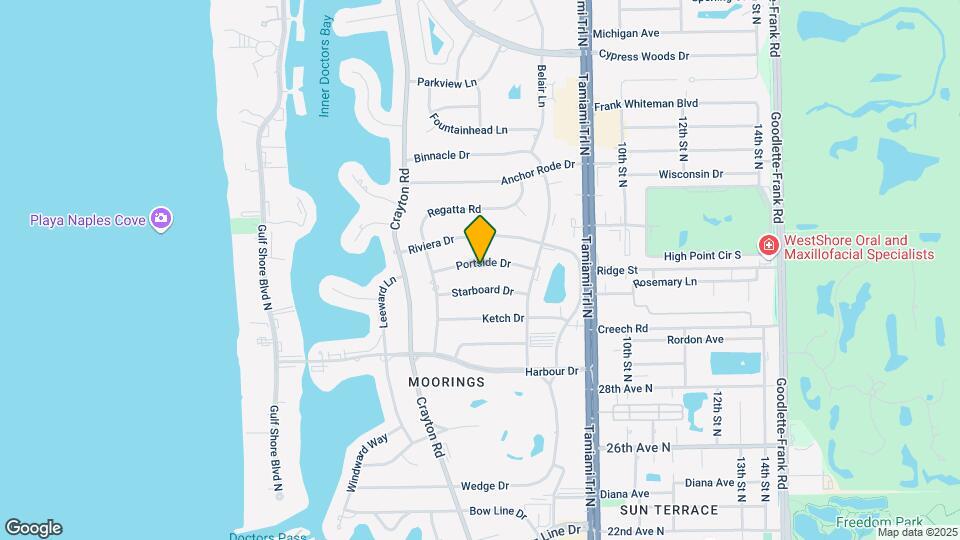 600 Portside Dr Map and Location Details