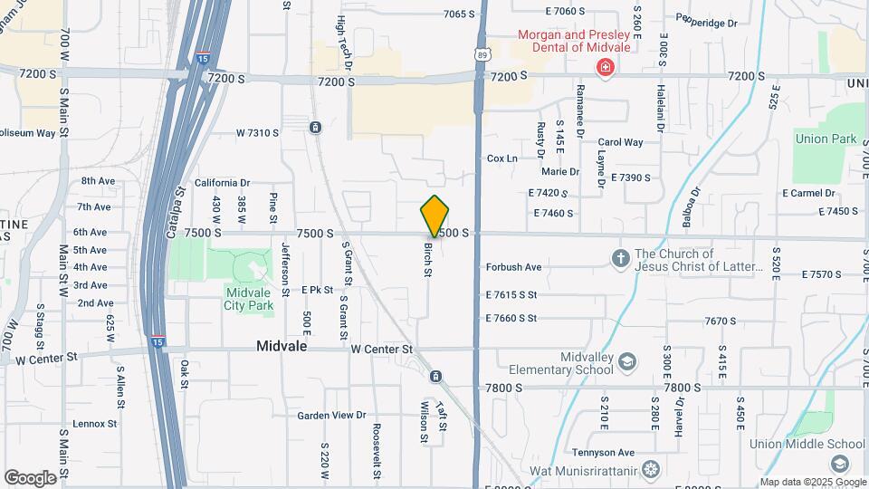 133 S 115 W Map and Location Details