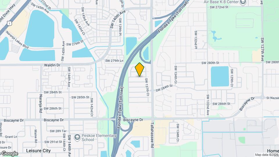 13750 SW 282nd St Map and Location Details