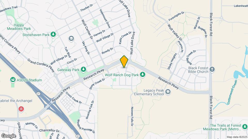 8862 Wolf Lake Drive Mapa y Detalles de la Ubicación
