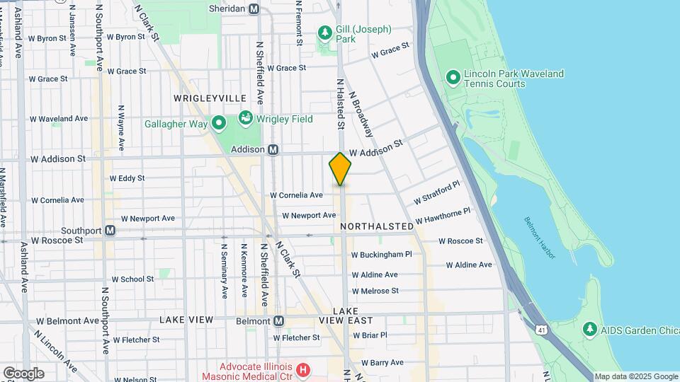 800 W Cornelia Ave, Unit 102 Mapa y Detalles de la Ubicación