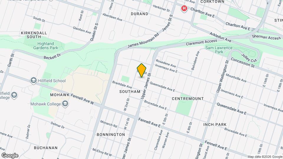 20 Queensdale Ave W Map and Location Details