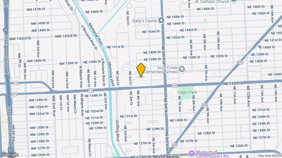 451 NE 136th St Map and Location Details