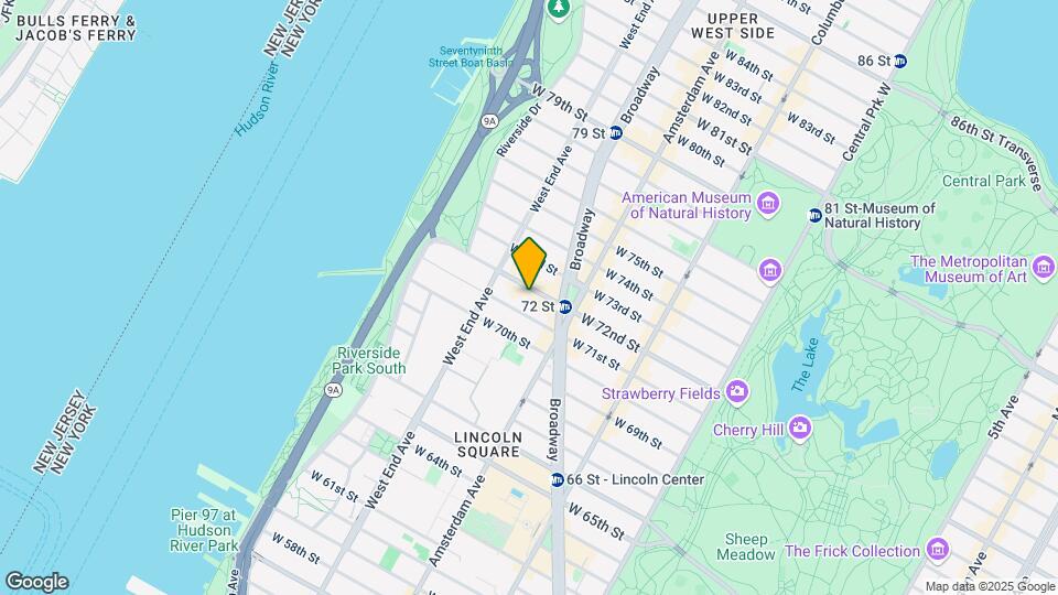 230 W 72nd St Map and Location Details