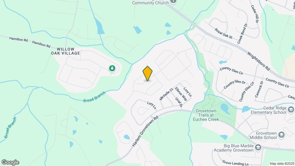 1419 Deer Hollow Run Map and Location Details