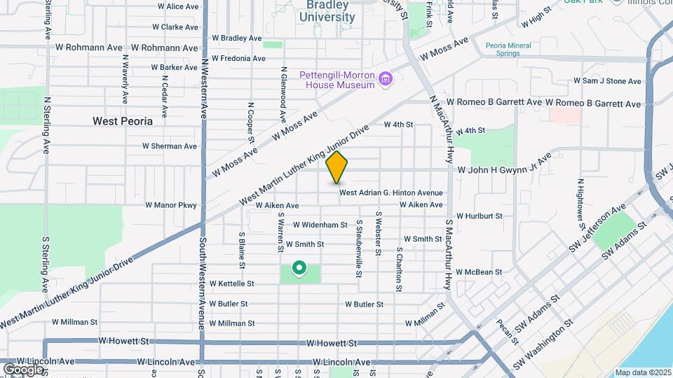 1401 West Adrian G. Hinton Avenue Map and Location Details