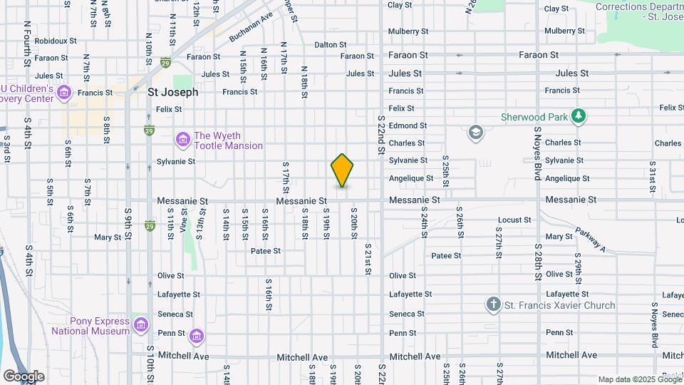 514 S 20th St Map and Location Details