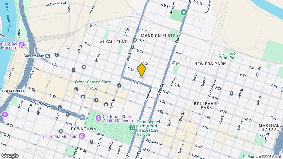 716 14th St, Unit B Map and Location Details