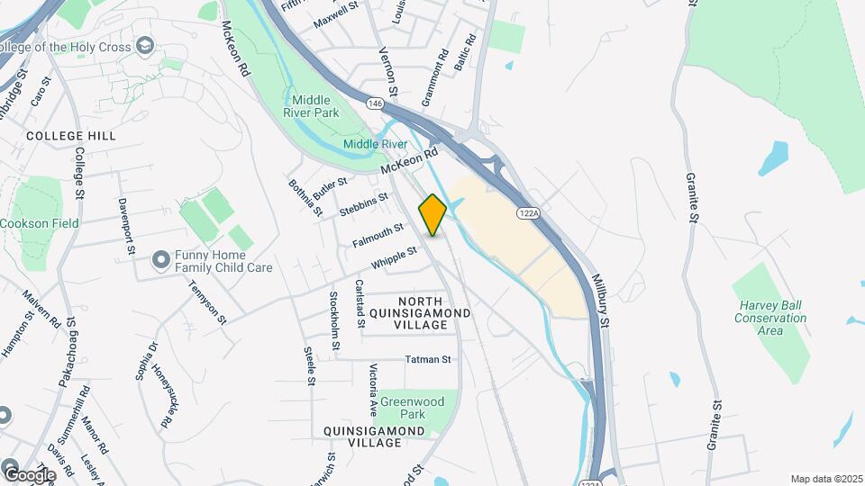 47 Blackstone River Rd Map and Location Details