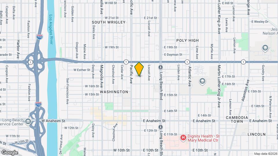 1635 Pine Ave Map and Location Details