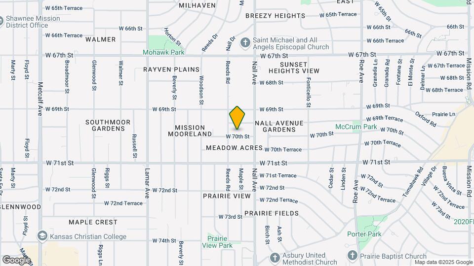 5600 W 70th St Map and Location Details