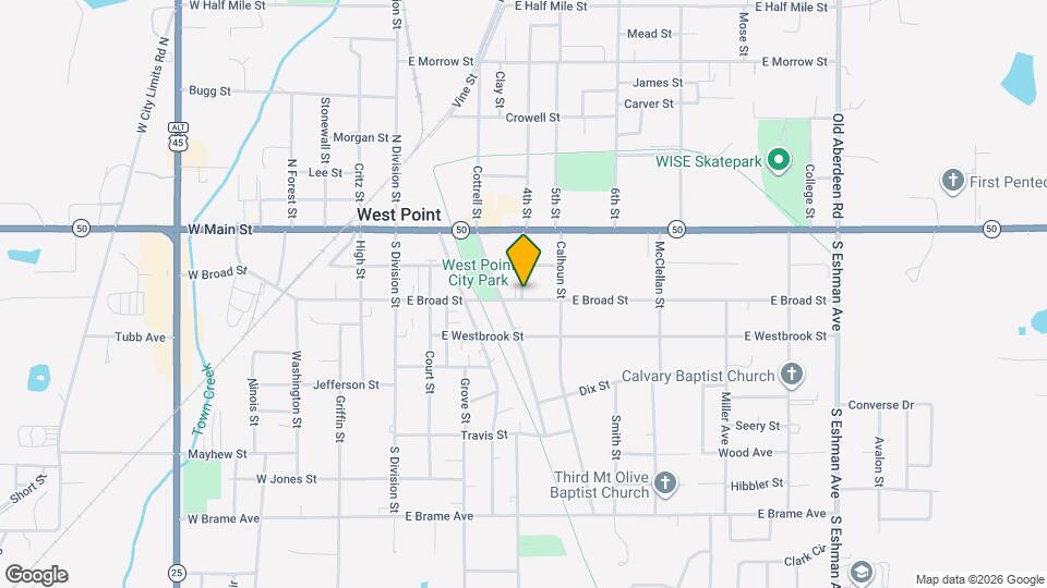 803 E Broad St Mapa y Detalles de la Ubicación