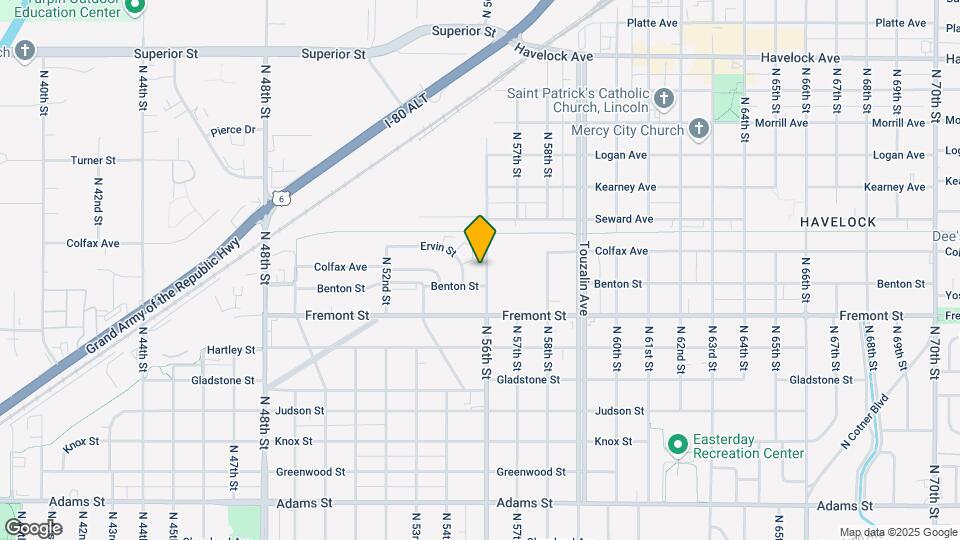 3721 N 56th St Map and Location Details
