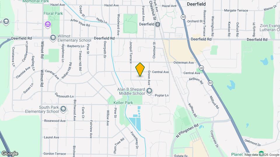 1006 Brookside Ln Map and Location Details