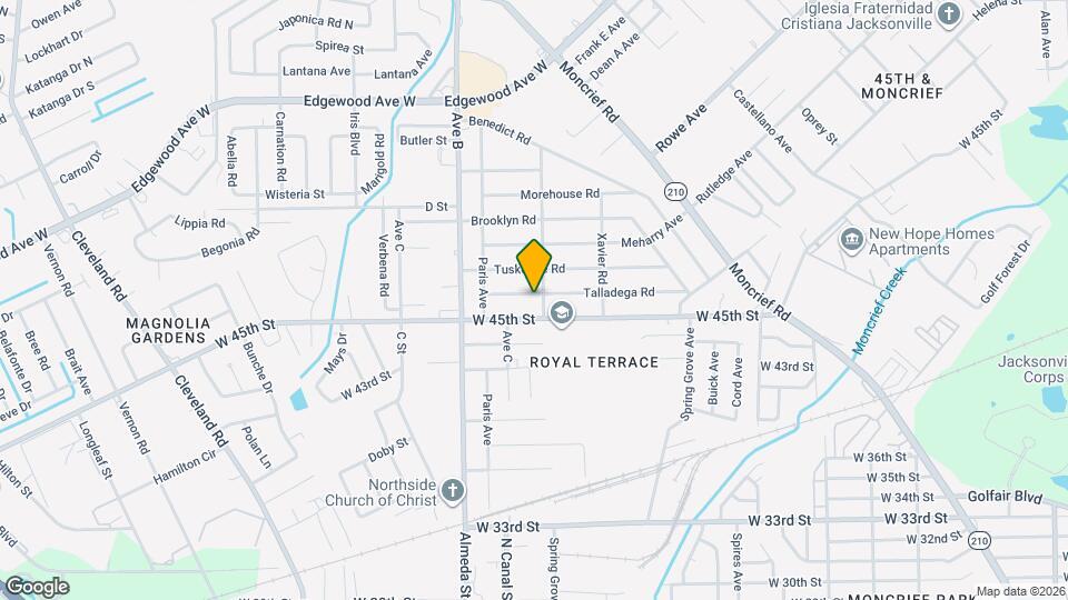 2108 Talladega Rd Map and Location Details