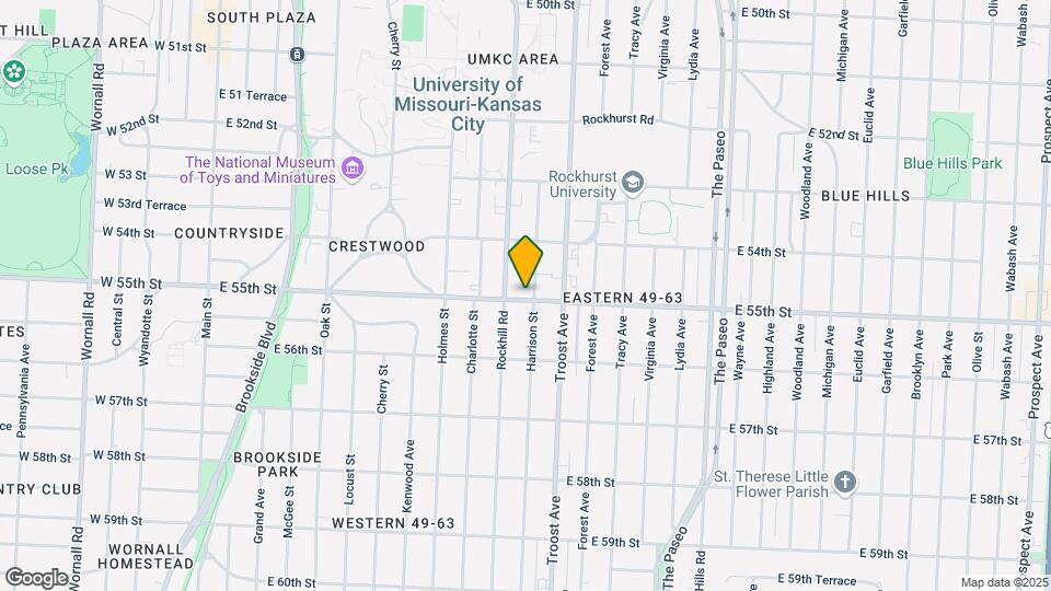 5446 Harrison St Map and Location Details