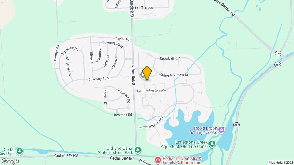 489 Summerhaven Dr N Map and Location Details