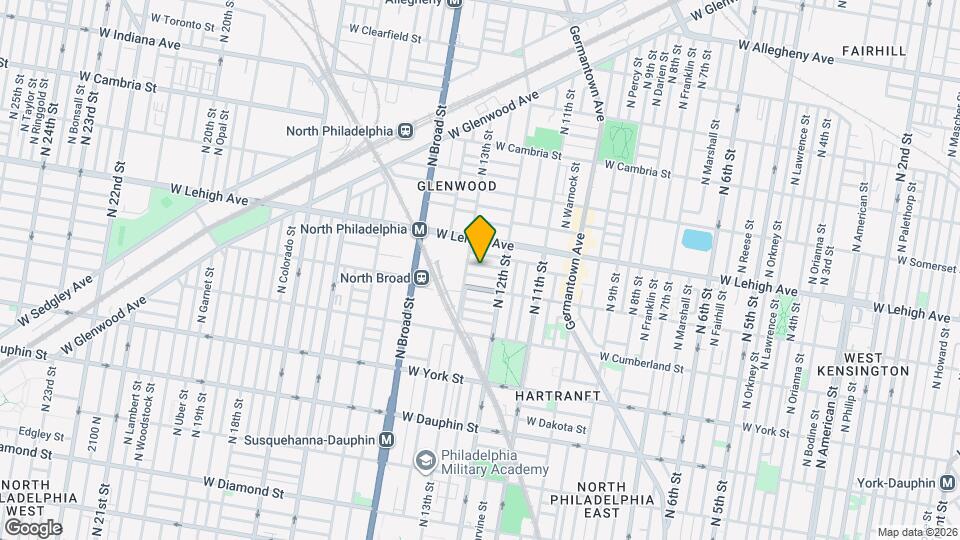 1234 W Tucker St Map and Location Details