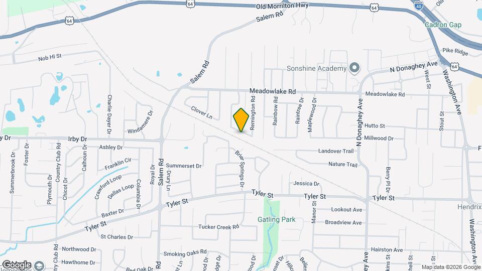 2555 Winchester Dr Map and Location Details