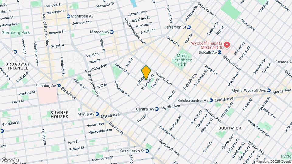 161 Troutman St Map and Location Details