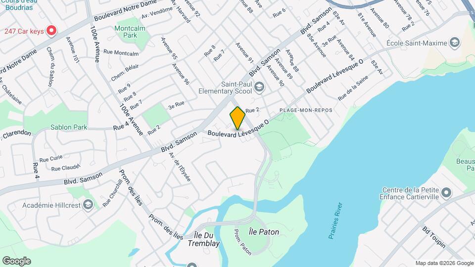 4415 Lévesque Boul O Map and Location Details