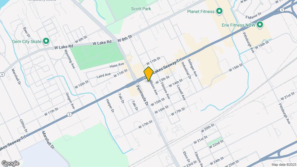 1228 Hilborn Ave Map and Location Details