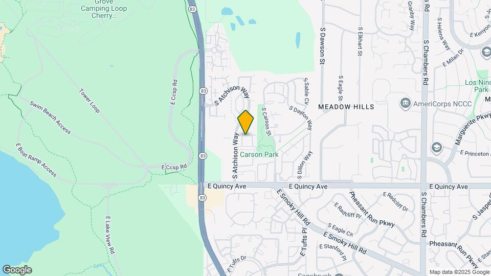 13917 E Oxford Pl Map and Location Details