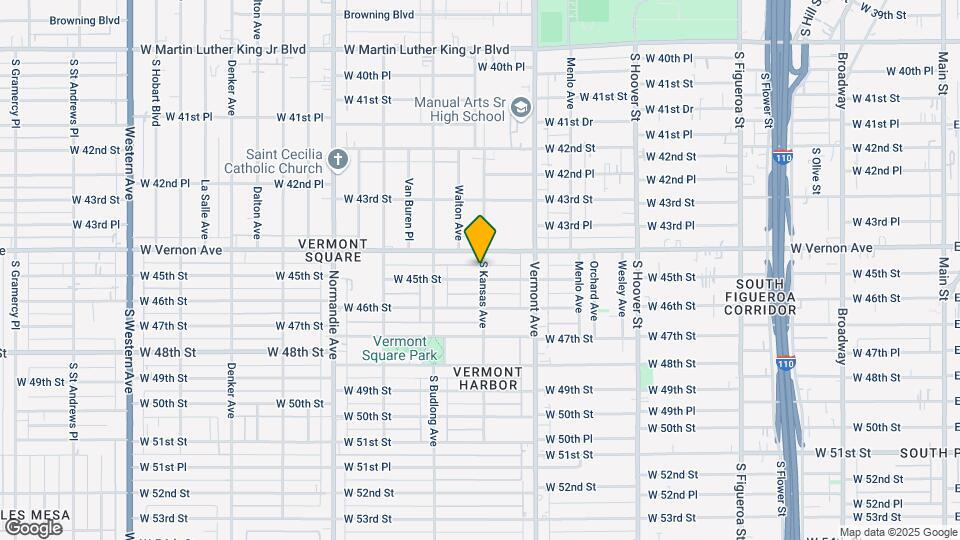 1101 W 45th St Map and Location Details