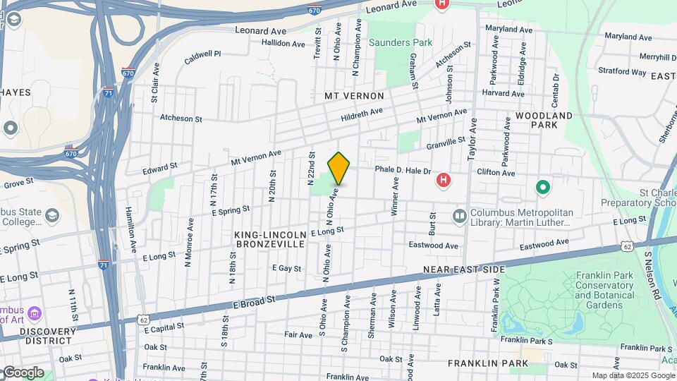 1227 Metro Ave Map and Location Details