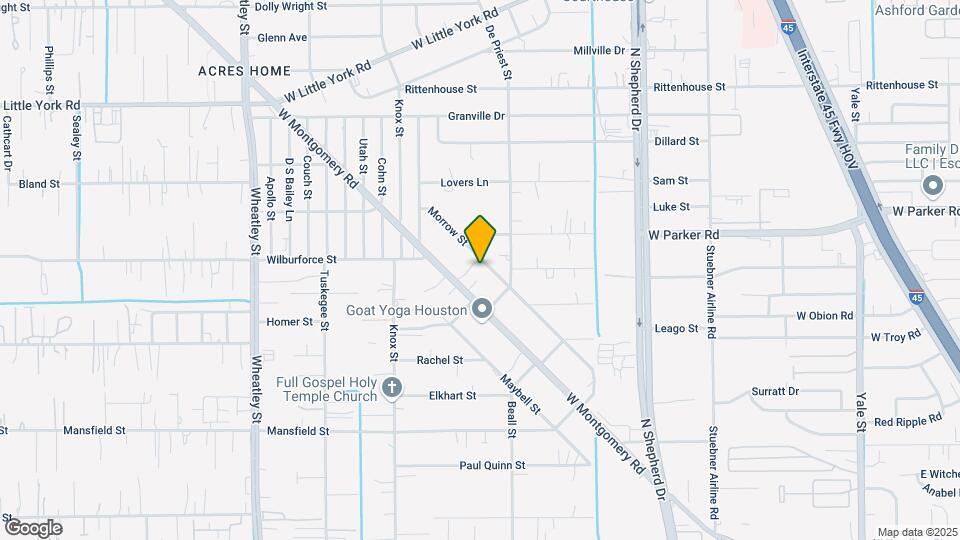 6613 Morrow St Map and Location Details