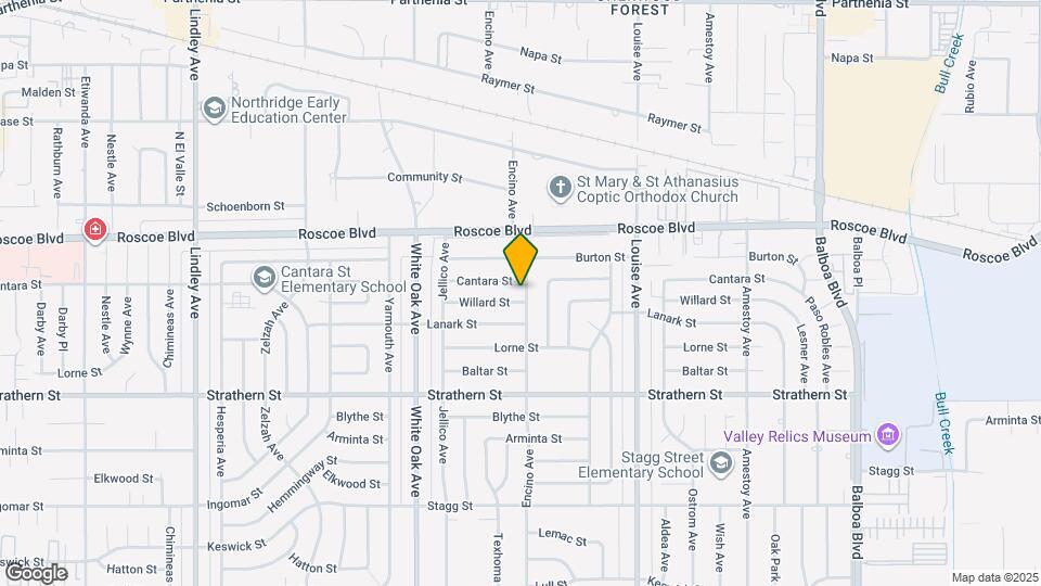 8161 Encino Ave Map and Location Details