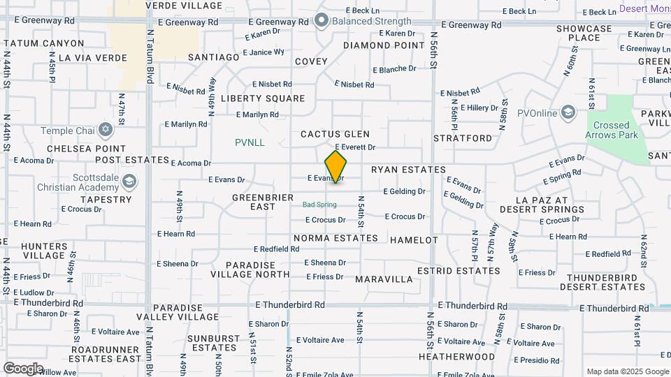5312 E Gelding Dr Map and Location Details