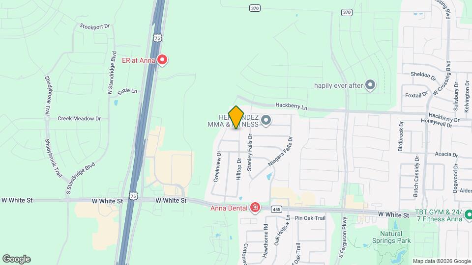 210 Hilltop Dr Mapa y Detalles de la Ubicación