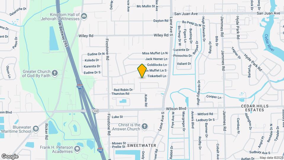 6885 Lake Mist Ln Map and Location Details