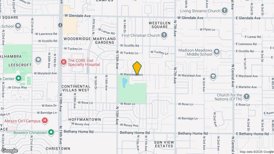 1201 W Ducasse Dr Map and Location Details