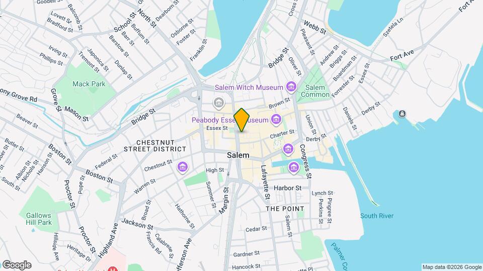 125 Washington St Map and Location Details