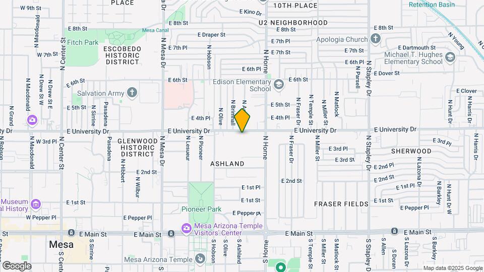 703 E University Dr Map and Location Details