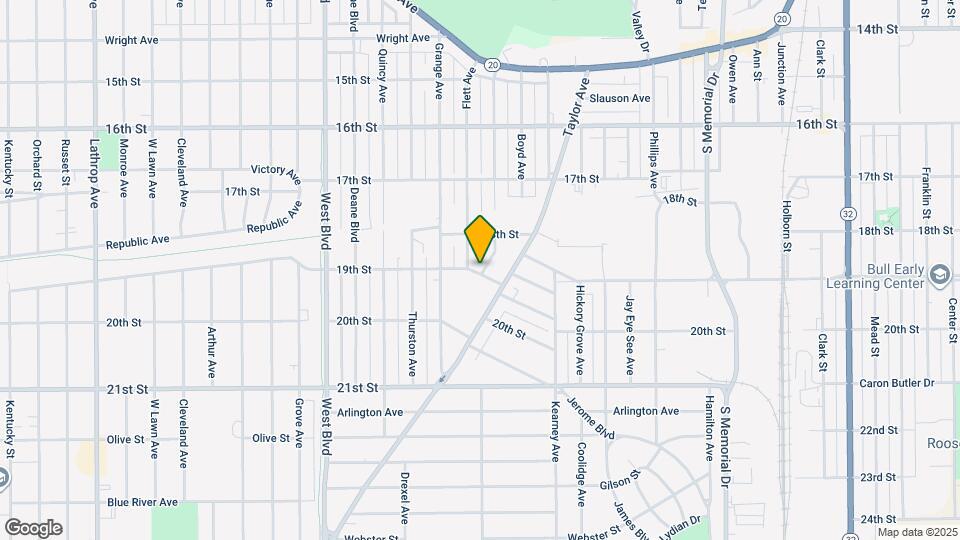 1838 Holmes Ave Map and Location Details
