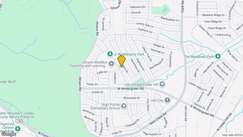 1532 High Pointe Ln Map and Location Details