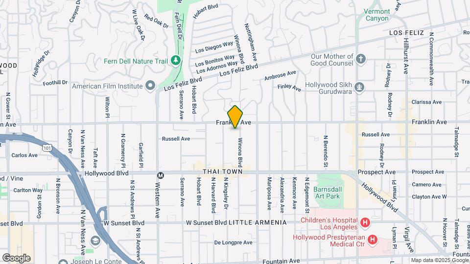 1837 Winona Blvd Mapa y Detalles de la Ubicación