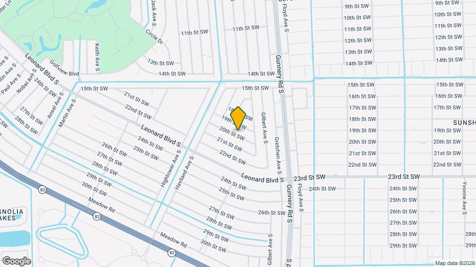 4522 20th St SW Map and Location Details